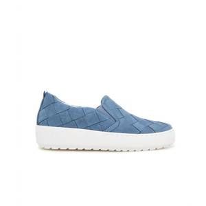 NEW JAMBU women charlotte slip-on sneaker in denim
